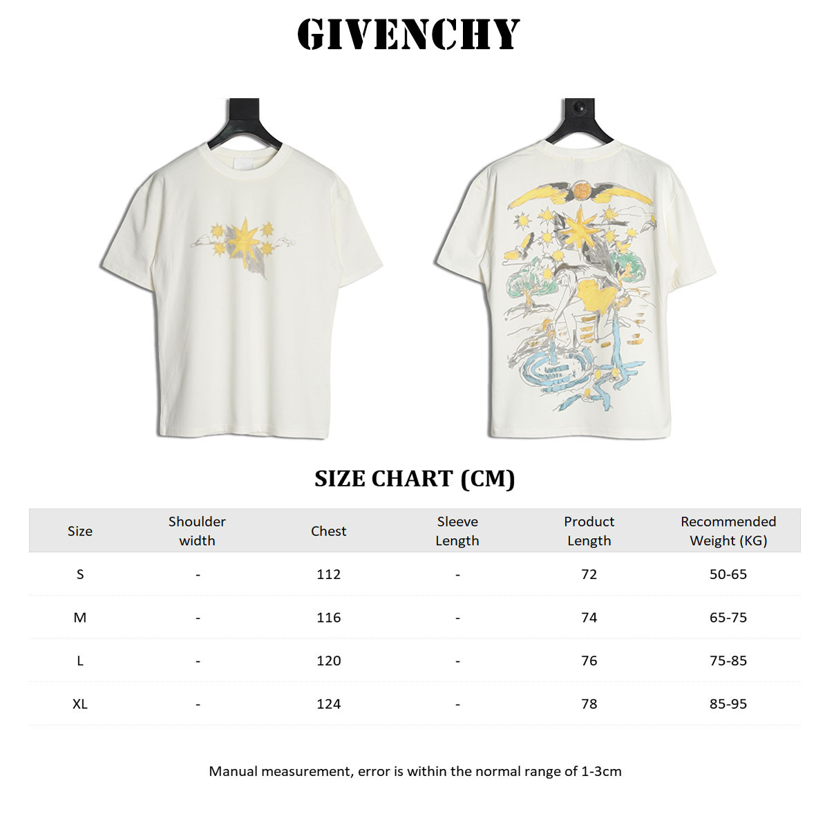 GIVENCHY 25ss Short-sleeved T-shirt