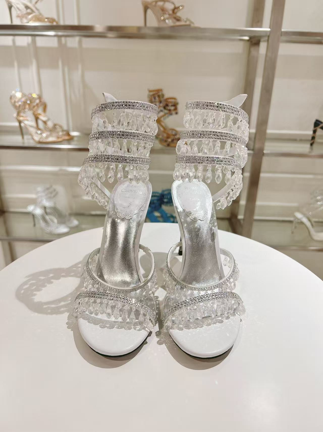 UA RENÉ CAOVILLA CHANDELIER SANDAL 95mm