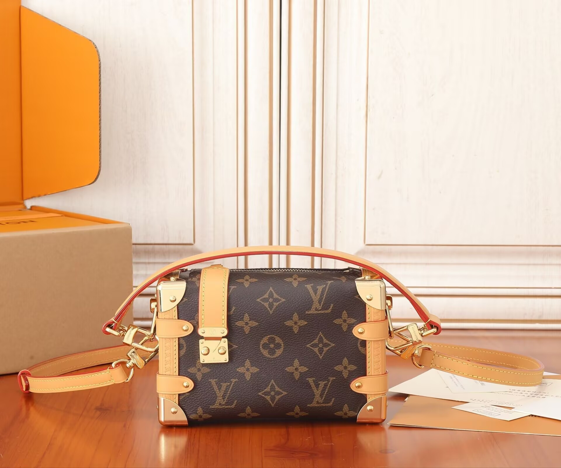 LV Side Trunk PM M46815 7.1 x 4.9 x 3.1 inches