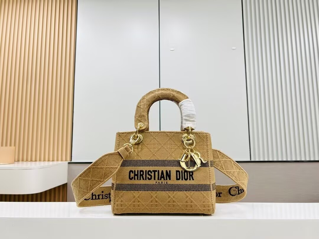 D*or medium lady d-lite bag 24x20x11cm