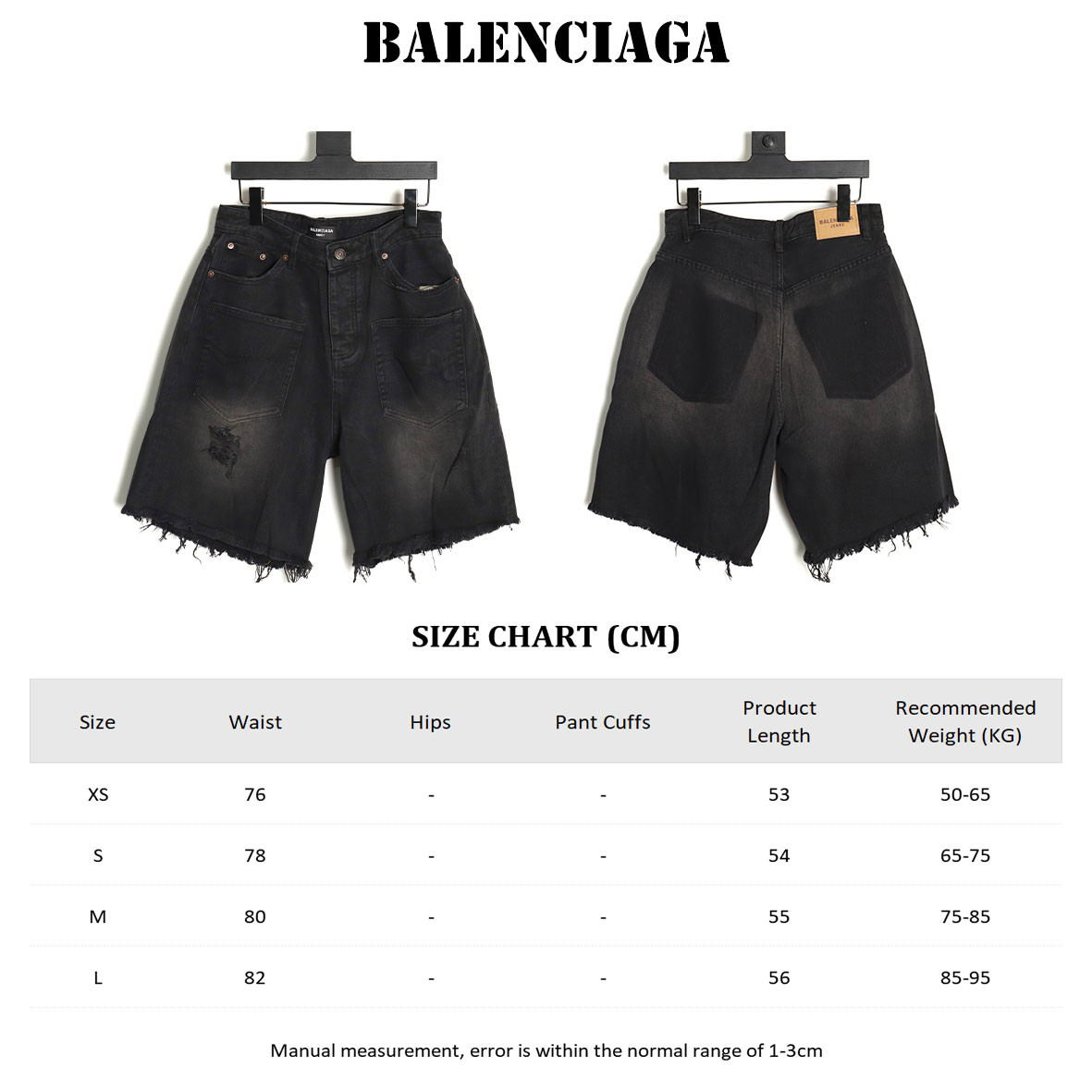 Ba*len*cia*ga blcg 24ss shorts