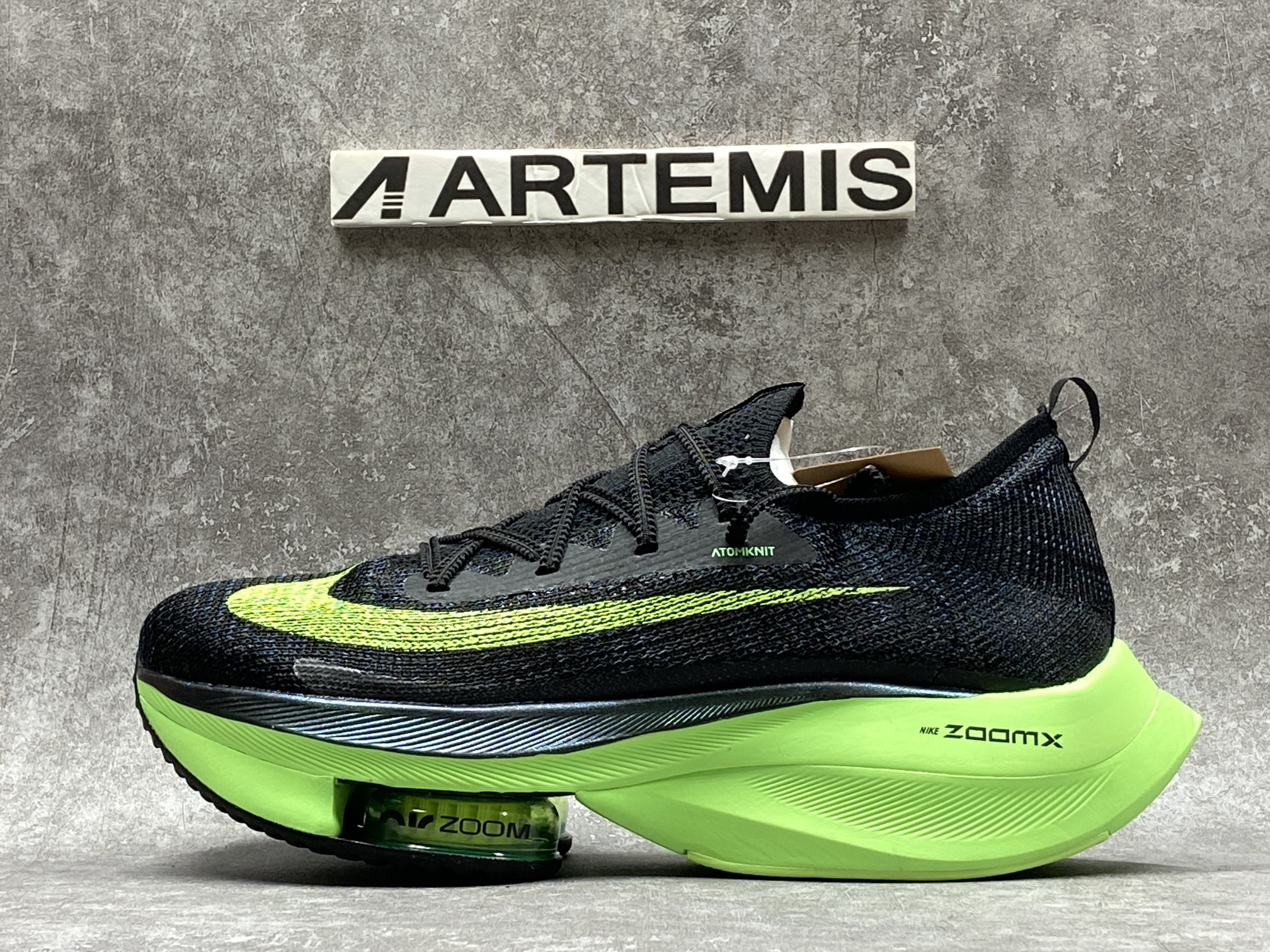 Nike Air Zoom Alphafly Next% Black Electric Green