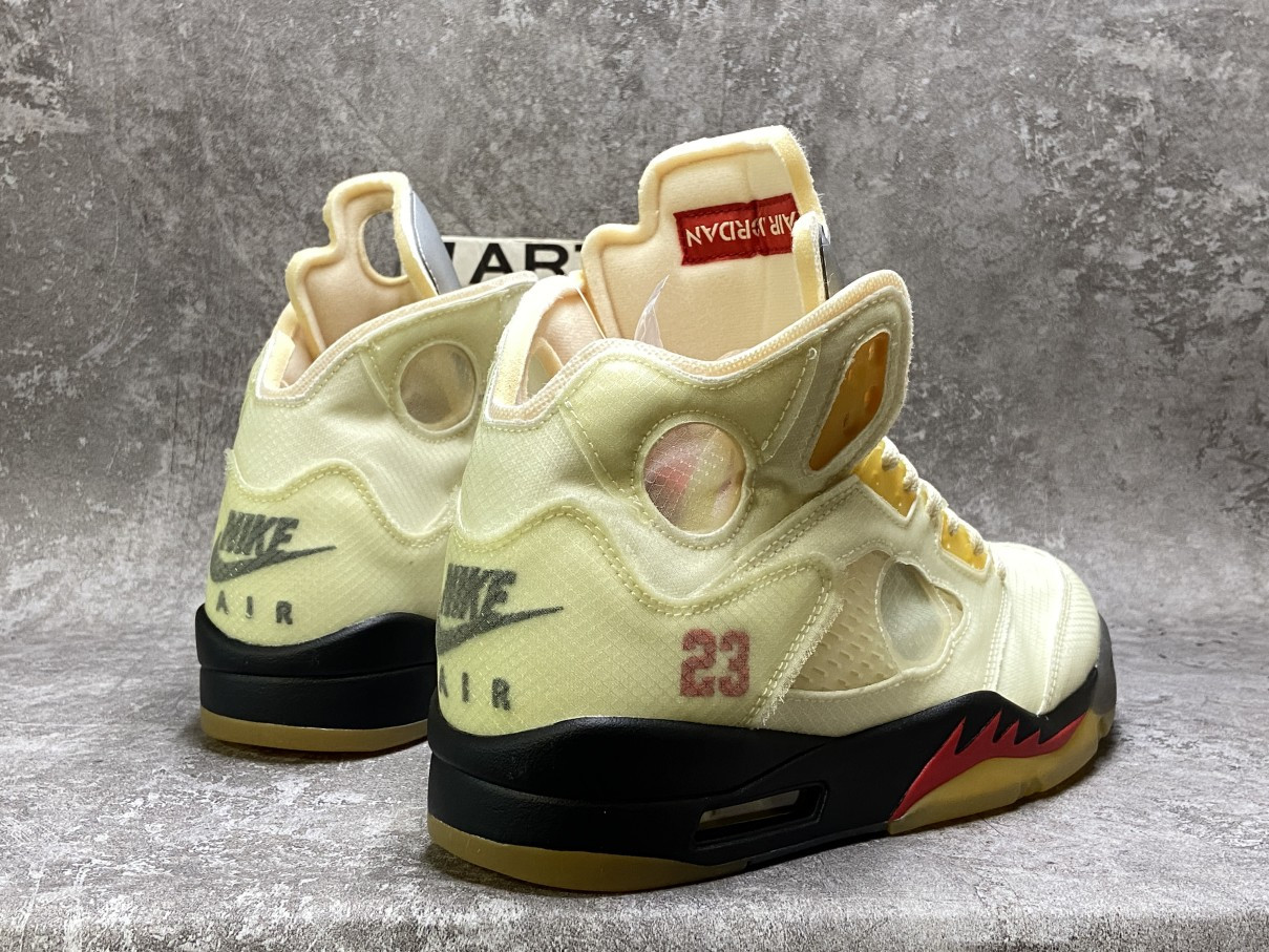 Air Jordan 5 Retro OFF-WHITE Sail