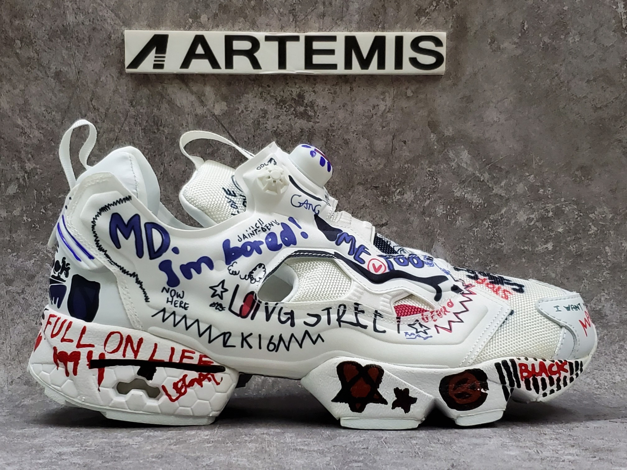 Reebok Instapump Fury Vetements Doodle