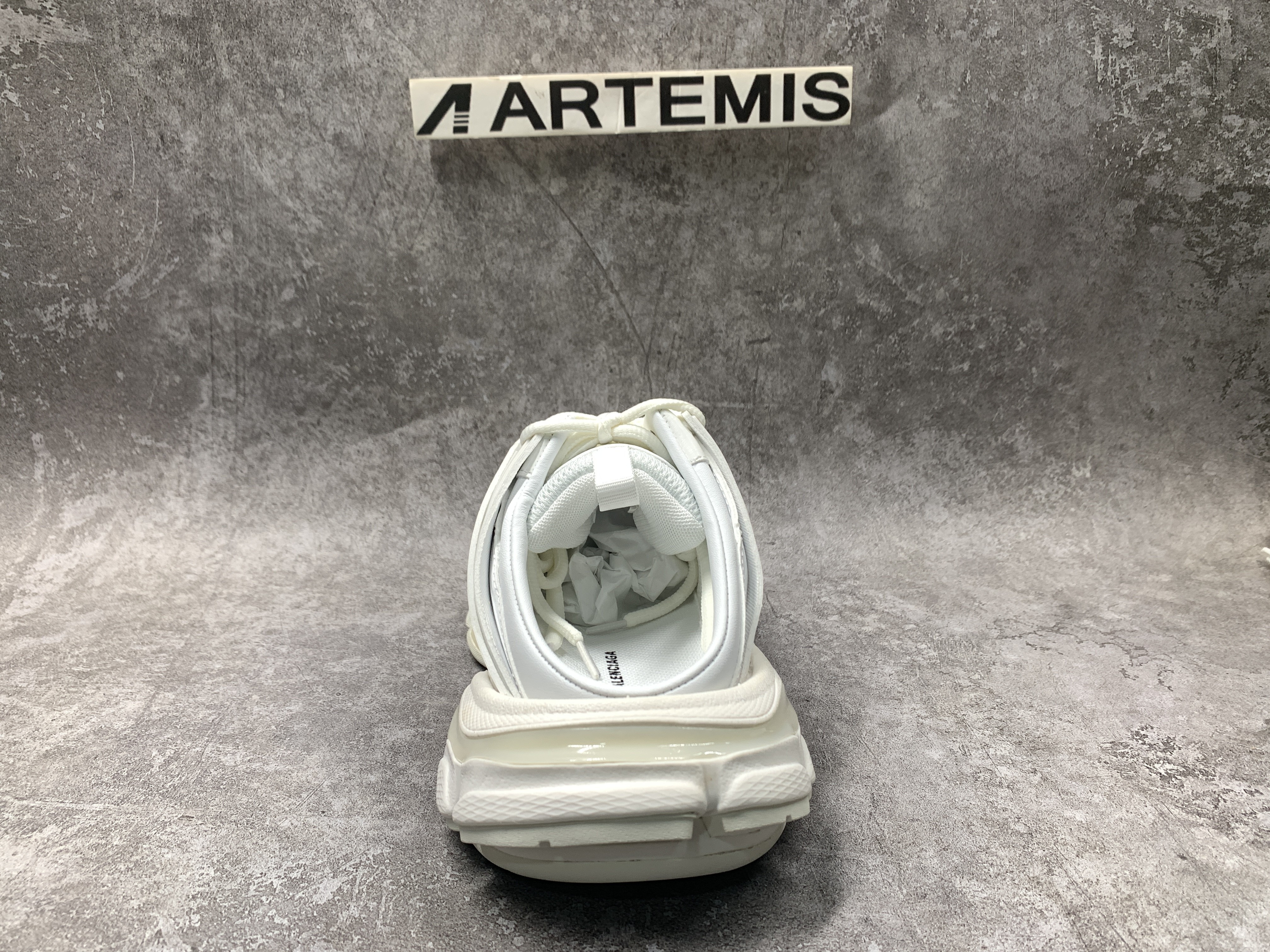 Balenciga Track Mule White