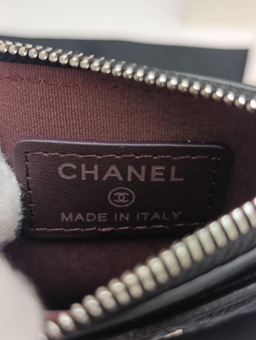 Ch*el card holder 9x11.5cm