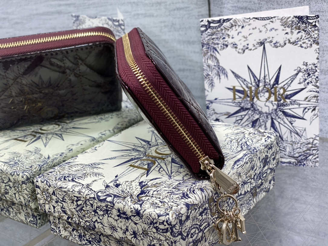 lady D*or voyageur small coin purse card holder