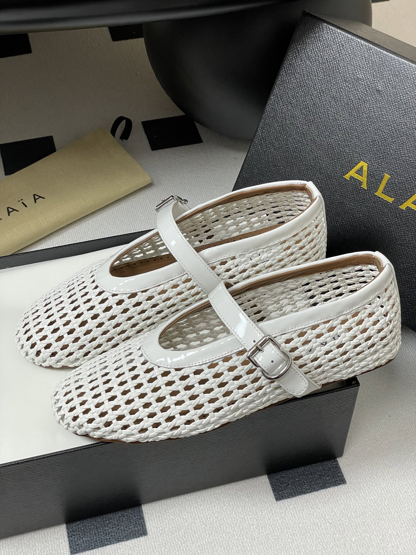 UA Alaïa BRAIDED BALLET FLATS(Customized Size 7-10 days production time)